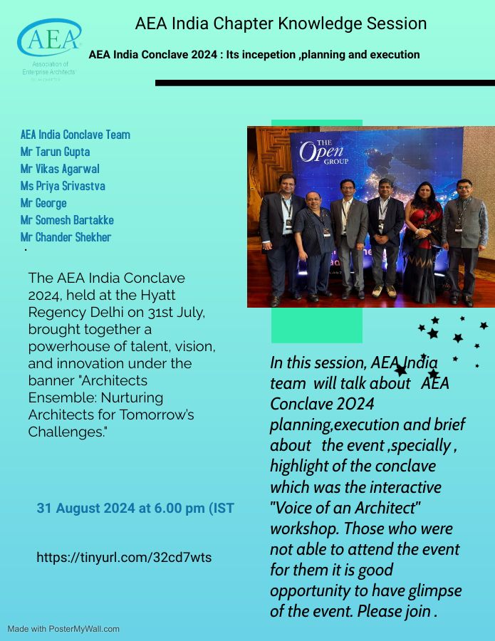 AEA India Chapter Knowledge Session